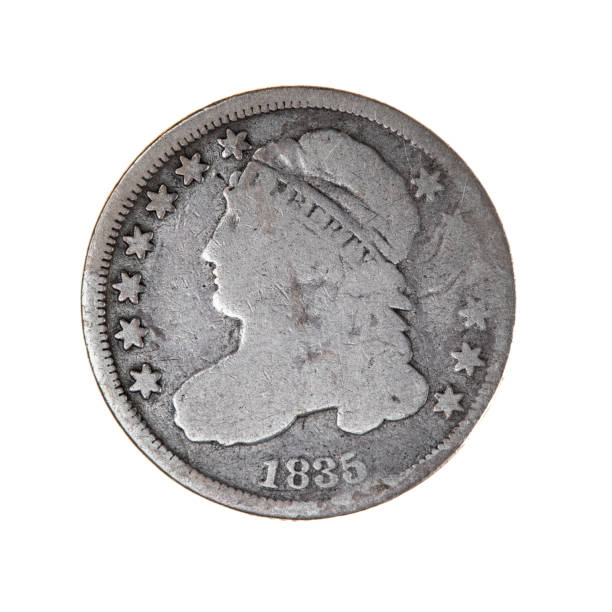 istock 1830 Antique USA Half Dime Nickel Five Cent Coin 1441224749