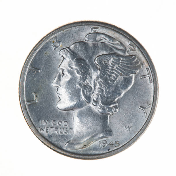 istock 1945 USA Silver Dime Mercury 1441224788
