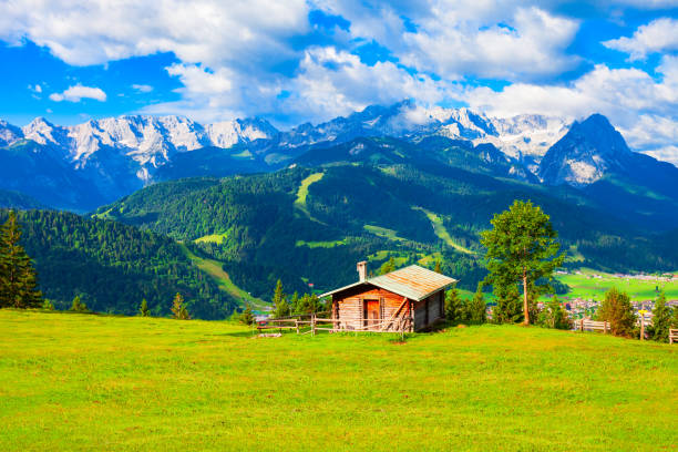 istock Zugspitze, Alpspitze Alps mountains in Bavaria, Germany 1441224834