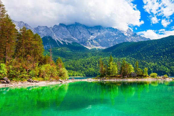 istock Eibsee lake in Bavaria, Germany 1441224870