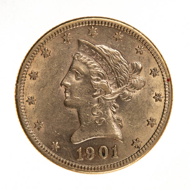 istock Gold 1901 Liberty Ten Dollar Coin 1441225384