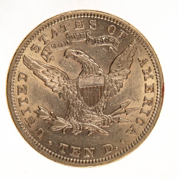 istock Gold 1901 Liberty Ten Dollar Coin 1441225415