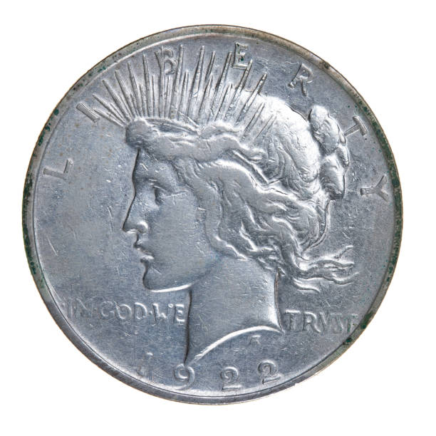 istock Silver 1922 Liberty Peace Dollar Coin 1441225445