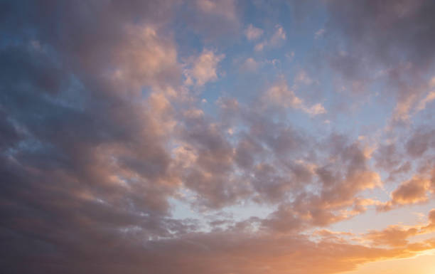 istock Lovely colorful vibrant sunset sky landscape image for use as background or composite element 1441231127