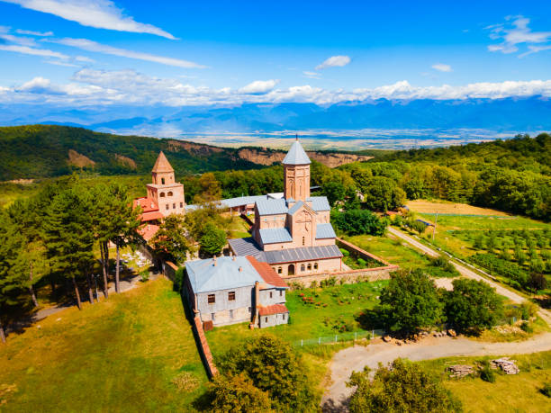 istock New Shuamta Monastery aerial panoramic view, Georgia 1441231239
