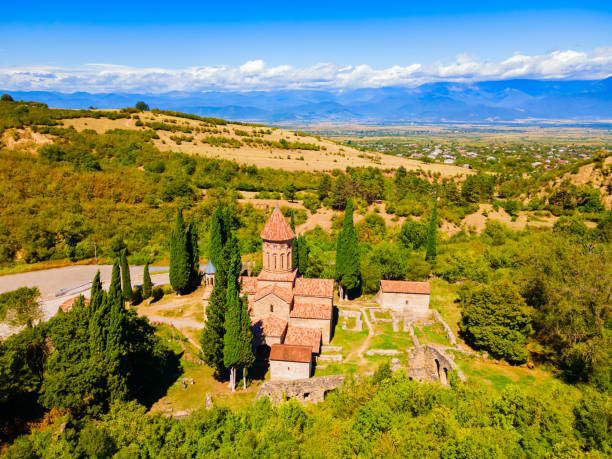 istock Ikalto Monastery aerial panoramic view, Georgia 1441231267