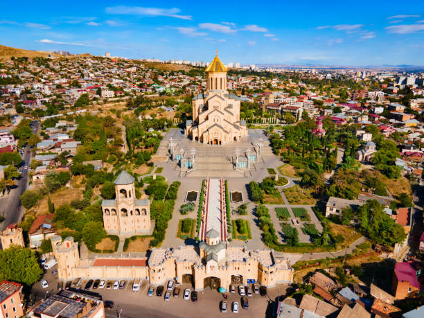 istock Holy Trinity Cathedral in Tbilisi, Georgia 1441231319