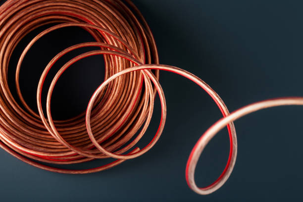 istock Shiny roll of copper wire 1441232369