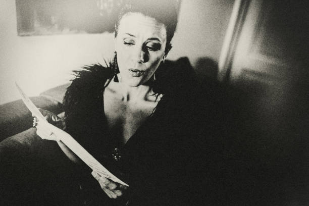 istock The female opera singer. 1441233432