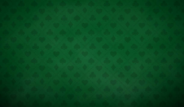 Poker table background in green color. Poker table background in green color. Vector illustration. table games background stock illustrations