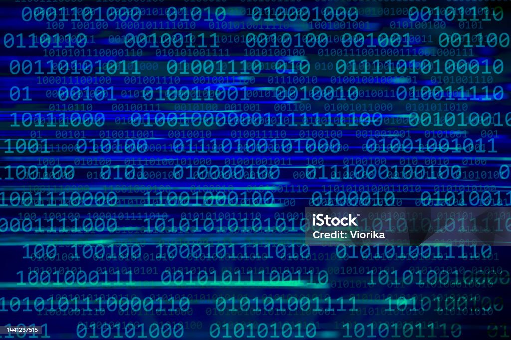 Binary Code Background Stock Photo - Download Image Now - Computer ...