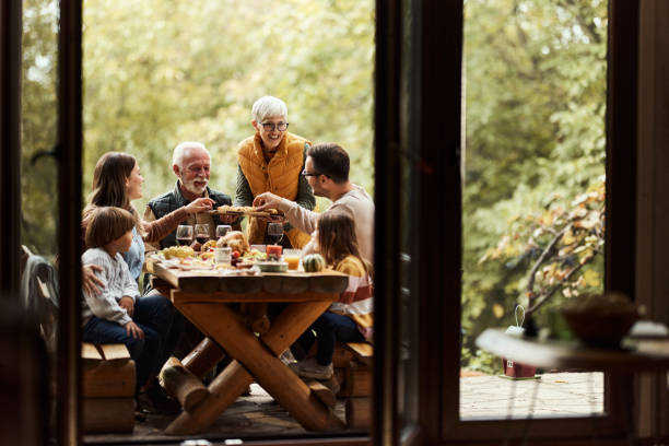 istock Family's lunch on a patio! 1441254475
