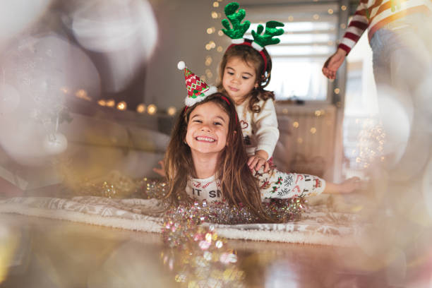 istock Happy children on Christmas Eve 1441260455