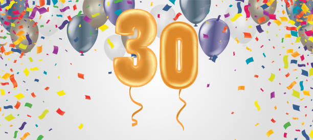 30+ Happy Birthday 30th Cartoons Stock Photos, Pictures & Royalty-Free ...
