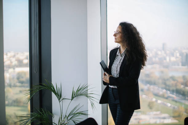 istock Businesswoman in her office 1441283340