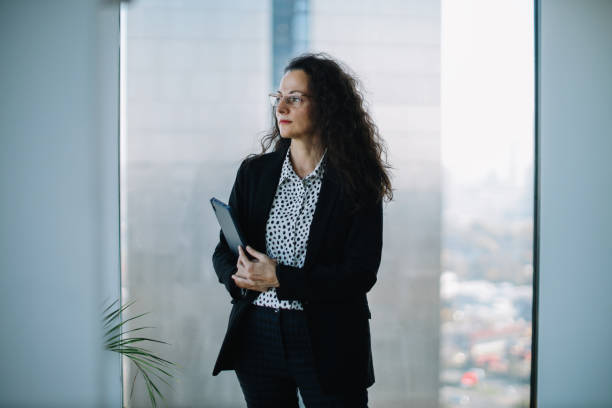 istock Businesswoman in her office 1441283586