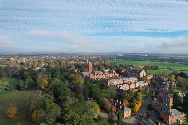 istock High Angle View of British Village 1441301464