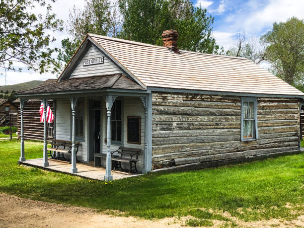 istock Old post office building in Nevada city Montana 1441310236