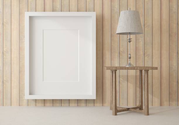istock 3D Mockup poster in Modern interior design minimal style 1441311423