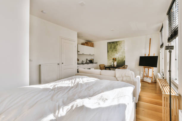 istock The interior of an open-plan studio apartment 1441311447