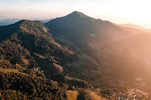 istock Scenic View Of Mountains During Sunset 1441312065