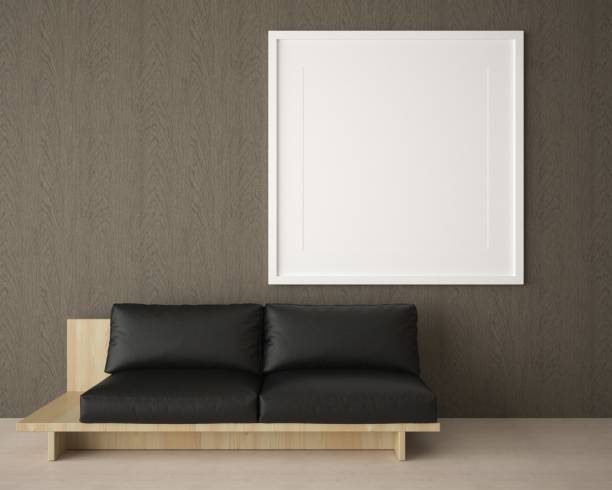 istock 3D Mockup poster in Modern interior design minimal style 1441313145