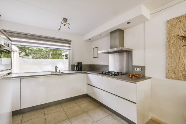 istock The interior of a modern kitchen in a simple style 1441317735