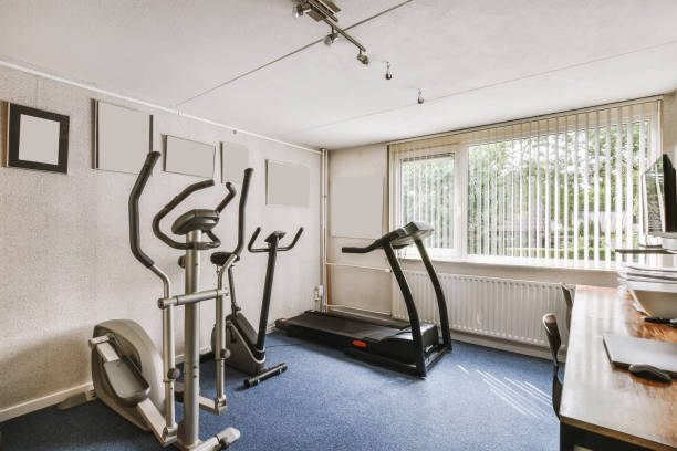 istock A small room dedicated to the gym with exercise equipment 1441317765