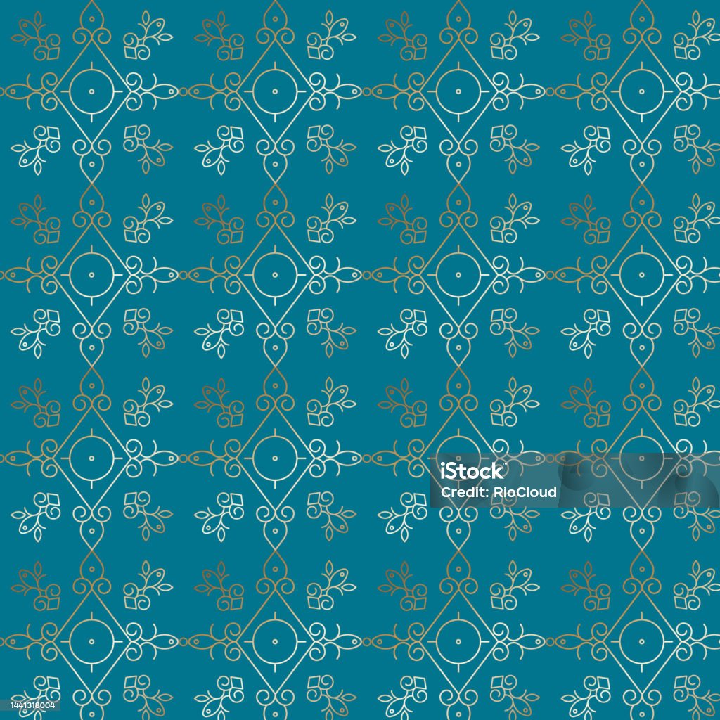 Ptern Gold Seamless Elegant Gold Pattern Vector Stock Illustration - Download ...