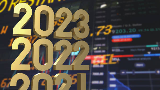 istock The gold number 2023 on business background  3d rendering 1441320812