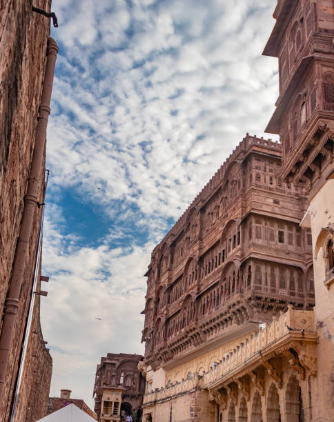istock ancient king fort artistic design with bright blue sky from different angle 1441321553