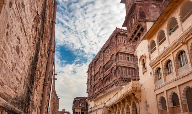 istock ancient king fort artistic design with bright blue sky from different angle 1441321637