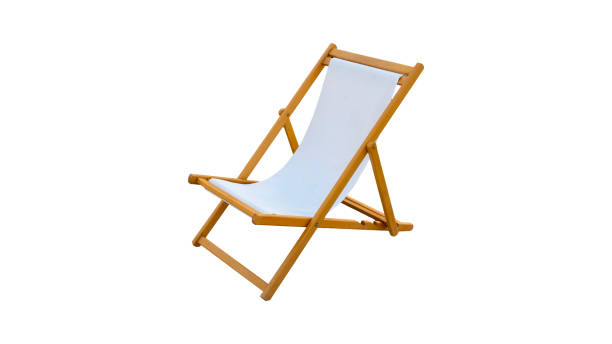 istock wooden deck chair 1441330816