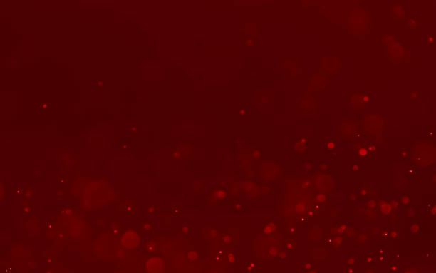 istock Glitter bokeh or defocus on red background. 1441333004