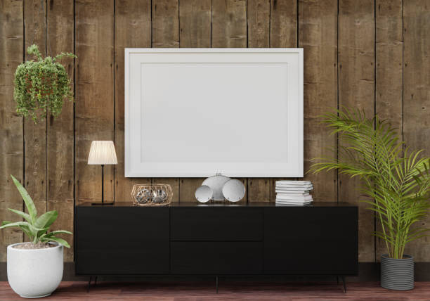 istock 3D interior design minimal decorate with mockup photo frame 1441333067