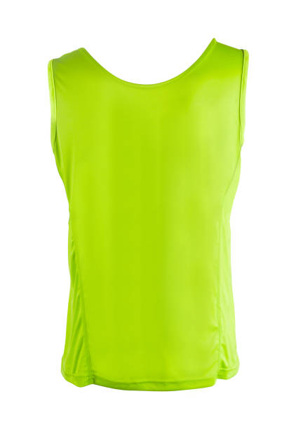 istock green sleeveless sports top back view isolated 1441341743