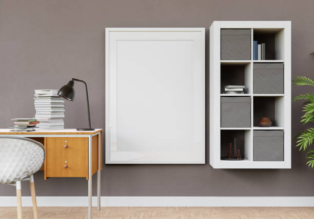 istock 3D interior design minimal decorate with mockup photo frame 1441343358