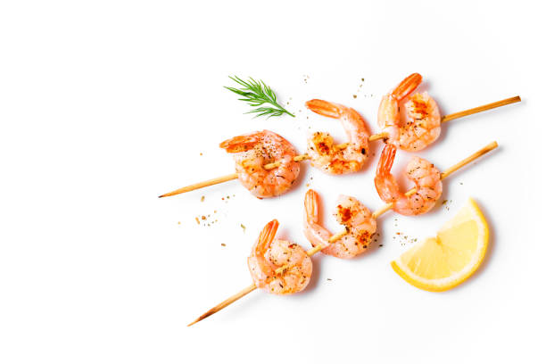 istock Grilled shrimp skewers 1441345576