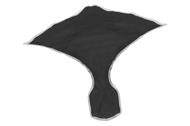 istock black napkin isolated on white background 1441350697