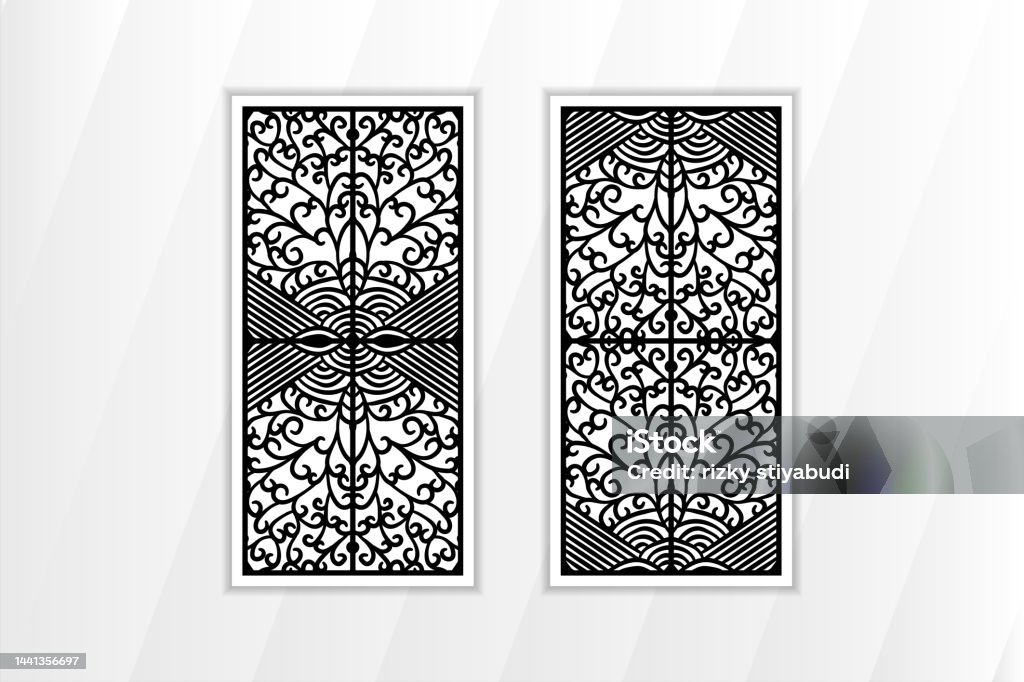 Decorative Panel Layout Decorative Wall Panels Stock Illustration - Download Image Now ...