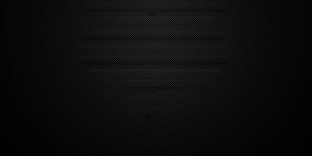 istock Dark black Geometric grid Carbon fiber background Modern dark abstract texture 1441359132