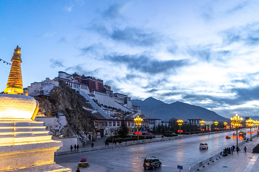 Potala Palace in Lhasa, Tibet, China