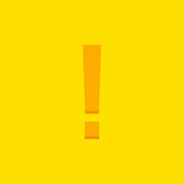 istock Exclamation mark, Attention sign, Caution icon, Hazard warning symbol, vector mark symbols Yellow style. Isolated icon. 1441367479