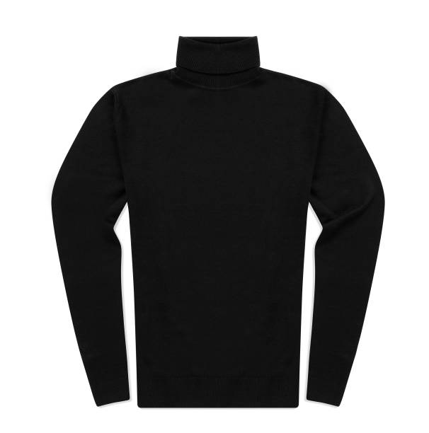 istock Black long-sleeved T-shirt 1441371601