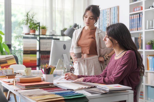 istock Young designers working together in the office 1441373370