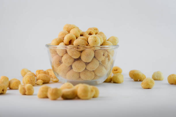 istock Freeze dried longan in glass bowl on white background. Freeze-drying is a processing that preserves the nutritional value of food. 1441373406