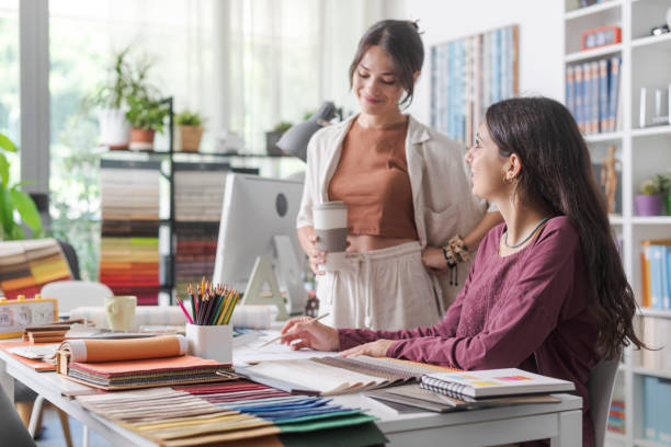 istock Young designers working together in the office 1441373799