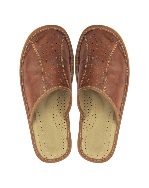 istock house slippers, slippers isolated from background 1441377269