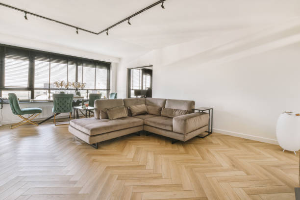 istock The interior of the apartment with an open-plan and a modern design 1441379298