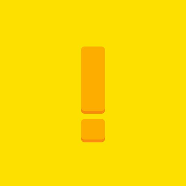 istock Exclamation mark, Attention sign, Caution icon, Hazard warning symbol, vector mark symbols Yellow style. Isolated icon. 1441381303